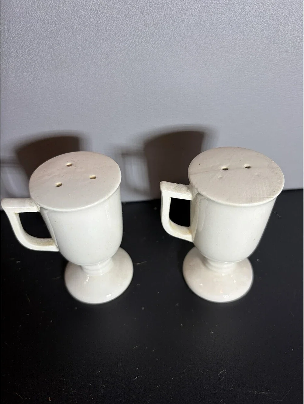 Vintage Coffee Cup Souvenir Salt & Pepper Shakers From Stage Curtain Stanton, MO